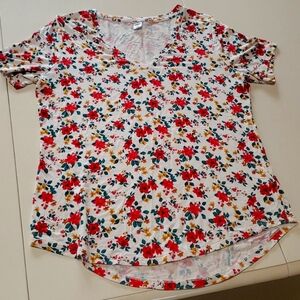 Old Navy luxe floral top--medium